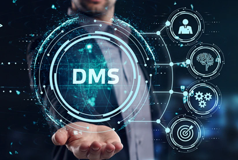 DMS screenshot — main screen